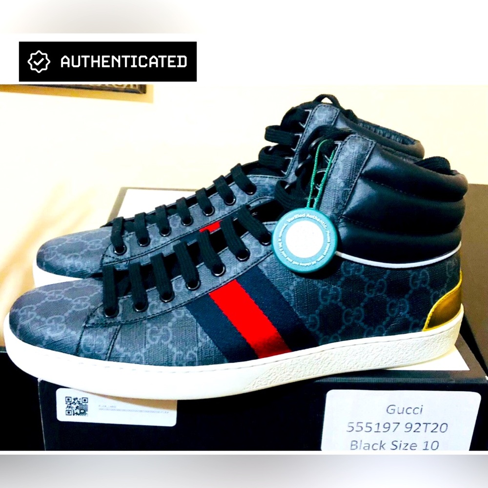 GUCCI ACE GG HIGH TOP - 💎Limited